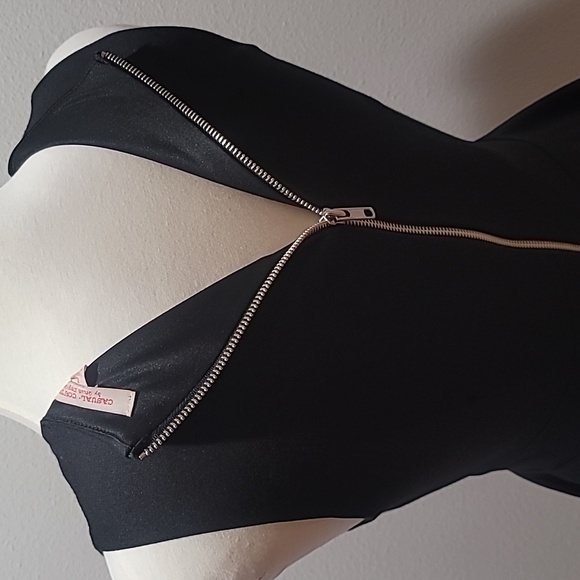 CASUAL COUTURE PARTY LOOK QUIET LUXURY 80'S INSPIRED PEPLUM MINI LBD LADY LARGE - Picture 7 of 12